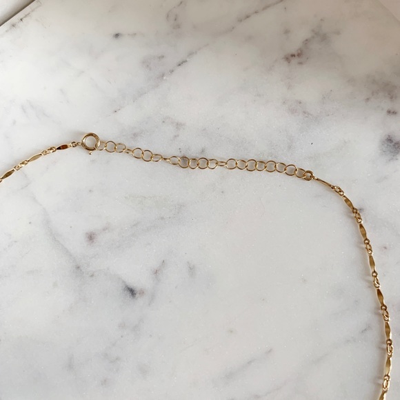 14k gold filled moonstone lariat - Picture 3 of 4